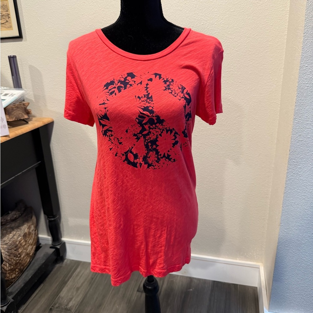 Women's Red Graphic T-Shirt